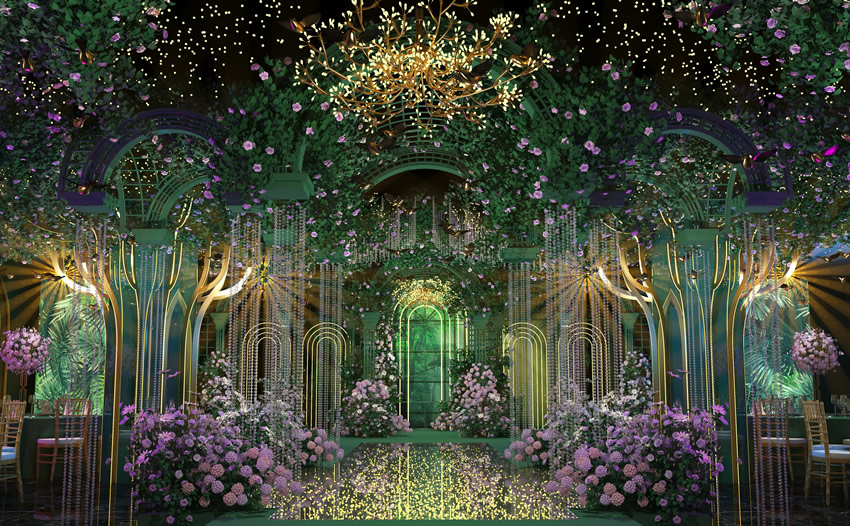 海陵奇妙森林婚礼堂效果展示